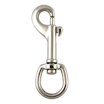 Bolt Snap, Rust proof metal snap hook ,Nickel plated , Eletro galvanized ,Brass platedChromium plated , Alloy zine die castingElectric Dipping Swivel round eye snap hook.