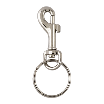 Bolt Snap, Rust proof metal snap hook  with key ring,Nickel plated , Eletro galvanized ,Brass platedChromium plated , Alloy zine die castingElectric Dipping Swive eye snap hook with key ring.