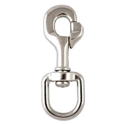 Bolt Snap, Rust proof metal snap hook ,Nickel plated , Eletro galvanized ,Brass platedChromium plated , Alloy zine die castingElectric Dipping Swivel round eye snap hook.