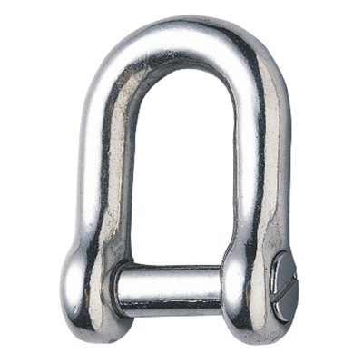 D-Shackles, Stainless 316 with Shink Screw Pin