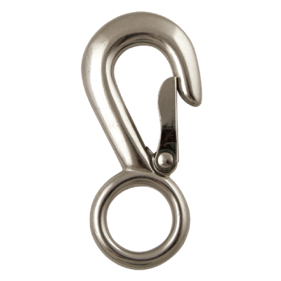 Stainless Steel Rigid Round Eye Snap Hook