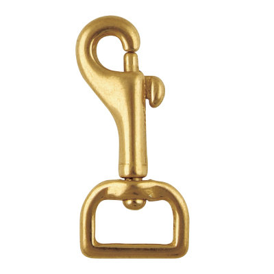 Solid Brass Swivel Strap Eye Bolt Snap