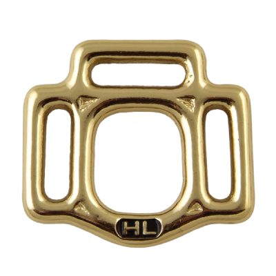 Malleable Iron 3-Loop Halter Square Buckle