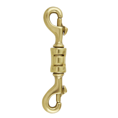 Solid Brass Double End Swivel Snap