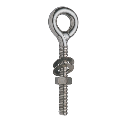 Eye Bolts, Welded Stainless 304 or 316 with One Nut & Two Washer