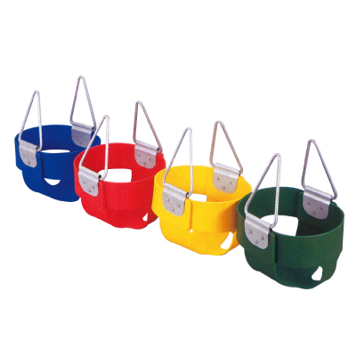 Plastic Half Buckle Swing Seat Assemcled