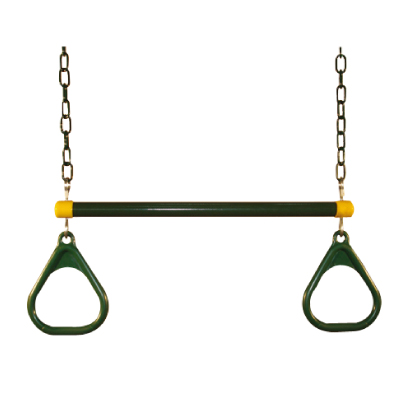 Trapeze Bar with Triangular Rings and PVC Coated Chain