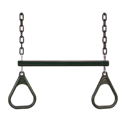 Trapeze Bar with Triangular Rings Chained