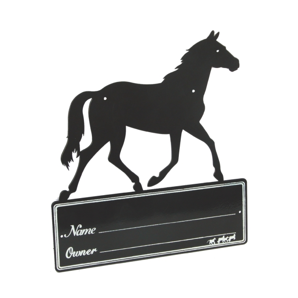 Steel Stable Plate Horse Designed