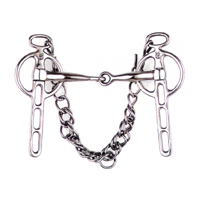 Stainless Steel Butterfly Horse English Bit