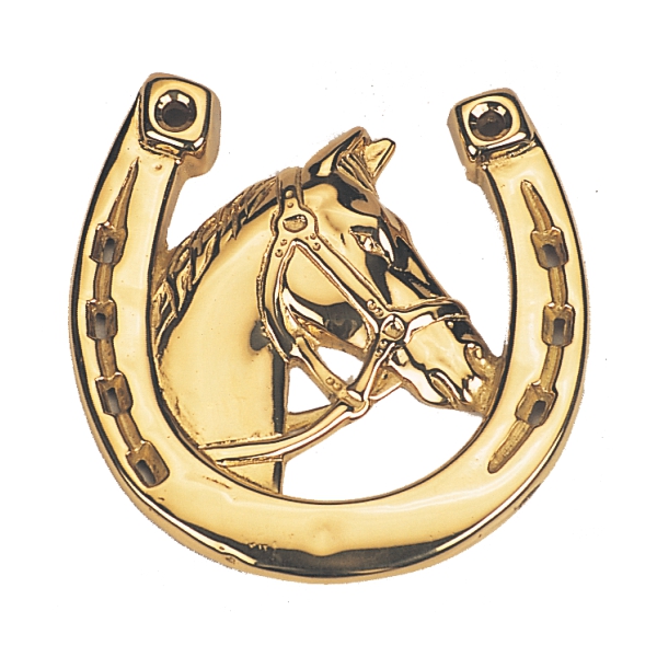 Brass Horsehead Hood Oranment