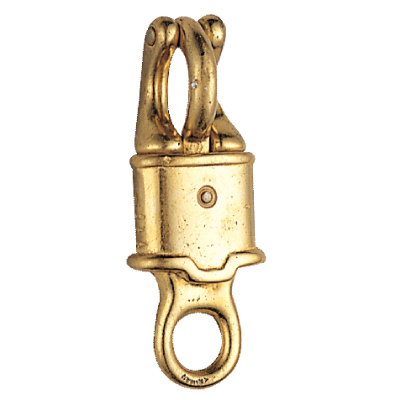 Solid Brass Rigid Round Eye Panic Snap