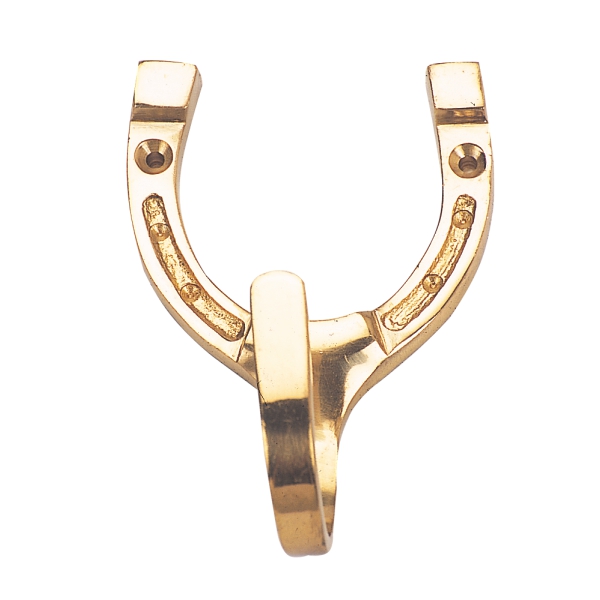 Brass Horseshoe Hook