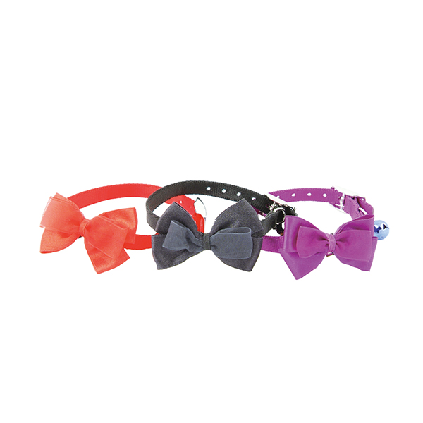 Bow Nylon Safety Cat Collar