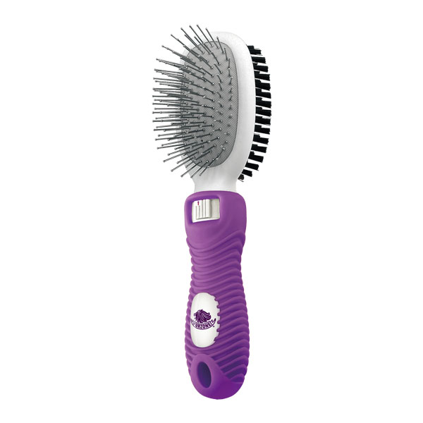 Stainless Steel Ball Pin / PVC Bristle Double Side Brush