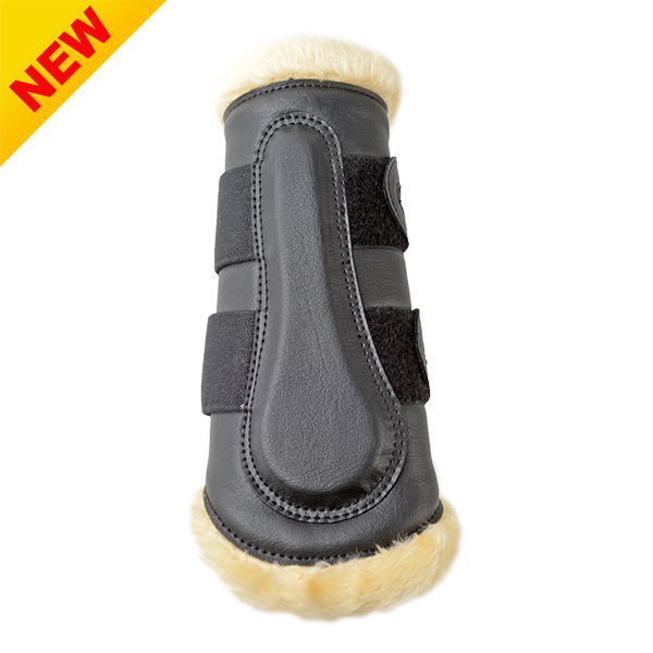 PVC Leather Splint Boots