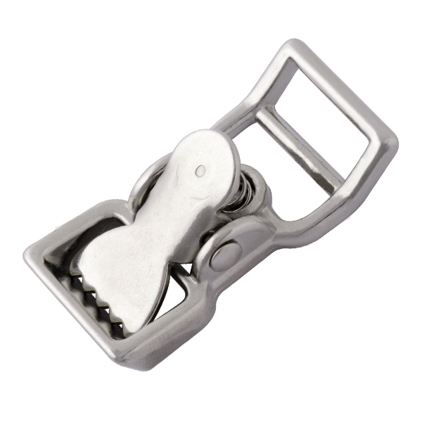 Clamp ,Rust proof metal buckle ,Nickel plated , Eletro galvanized ,Brass platedChromium plated , Alloy zine die casting