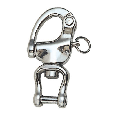 Jaw Swivel Snap ShacklesOval Sink Pin Stainless 316