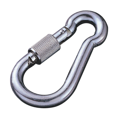 Snap Hooks, Zinc Plated with Safety Screw
