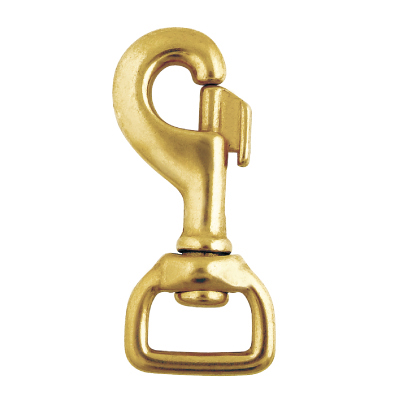 Solid Brass Swivel Strap Eye Bolt Snap