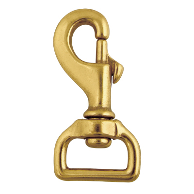 Solid Brass Swivel Strap Eye Bolt Snap