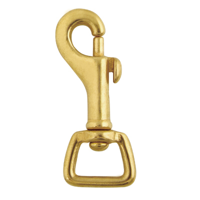 Solid Brass Swivel Strap Eye Bolt Snap