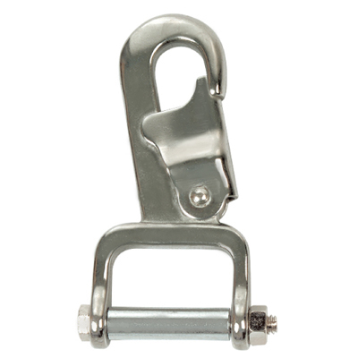 Sheet Stainless Steel Snap Hook with SS Screw