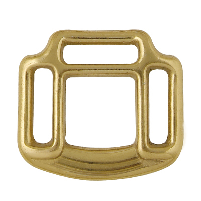 Malleable Iron 3-Loop Halter Square Buckle