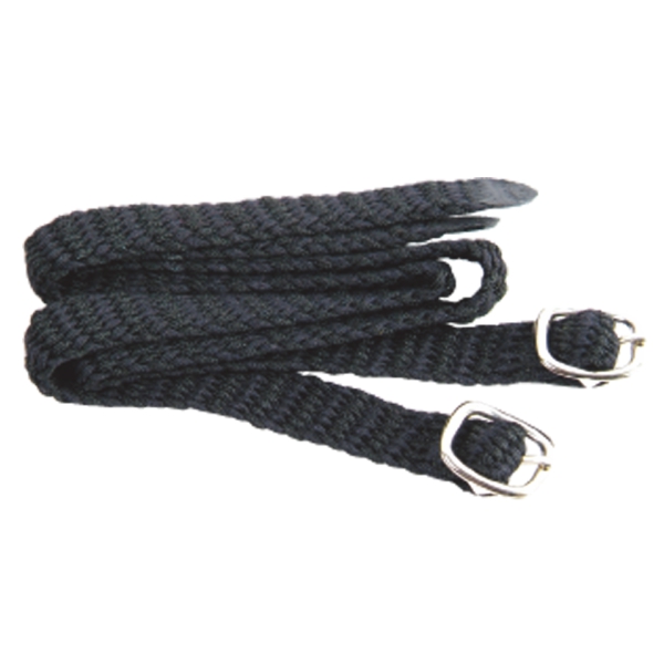 Heavy Braided Nylon, Spur Strap, Pair with NP Zinc Diecast Buckle