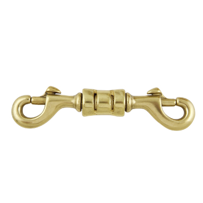 Solid Brass Double End Swivel Snap