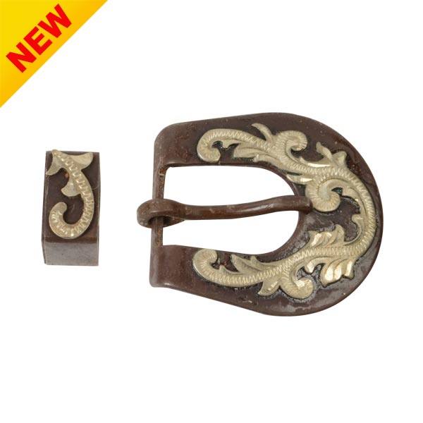 Antique Brown Steel Buckle