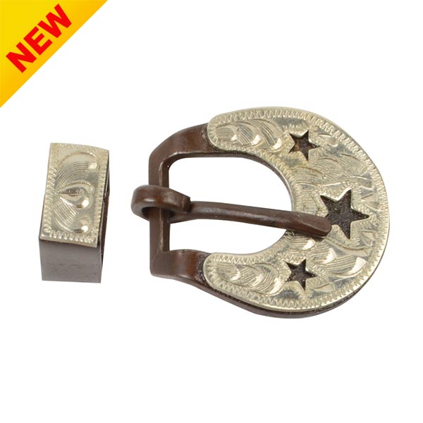 Antique Brown Steel Buckle