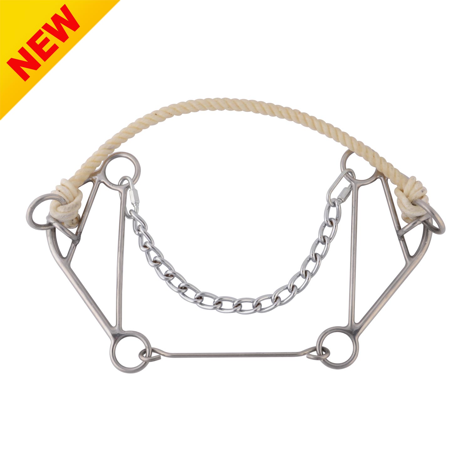 SS Adj. Hackamore Western Bit