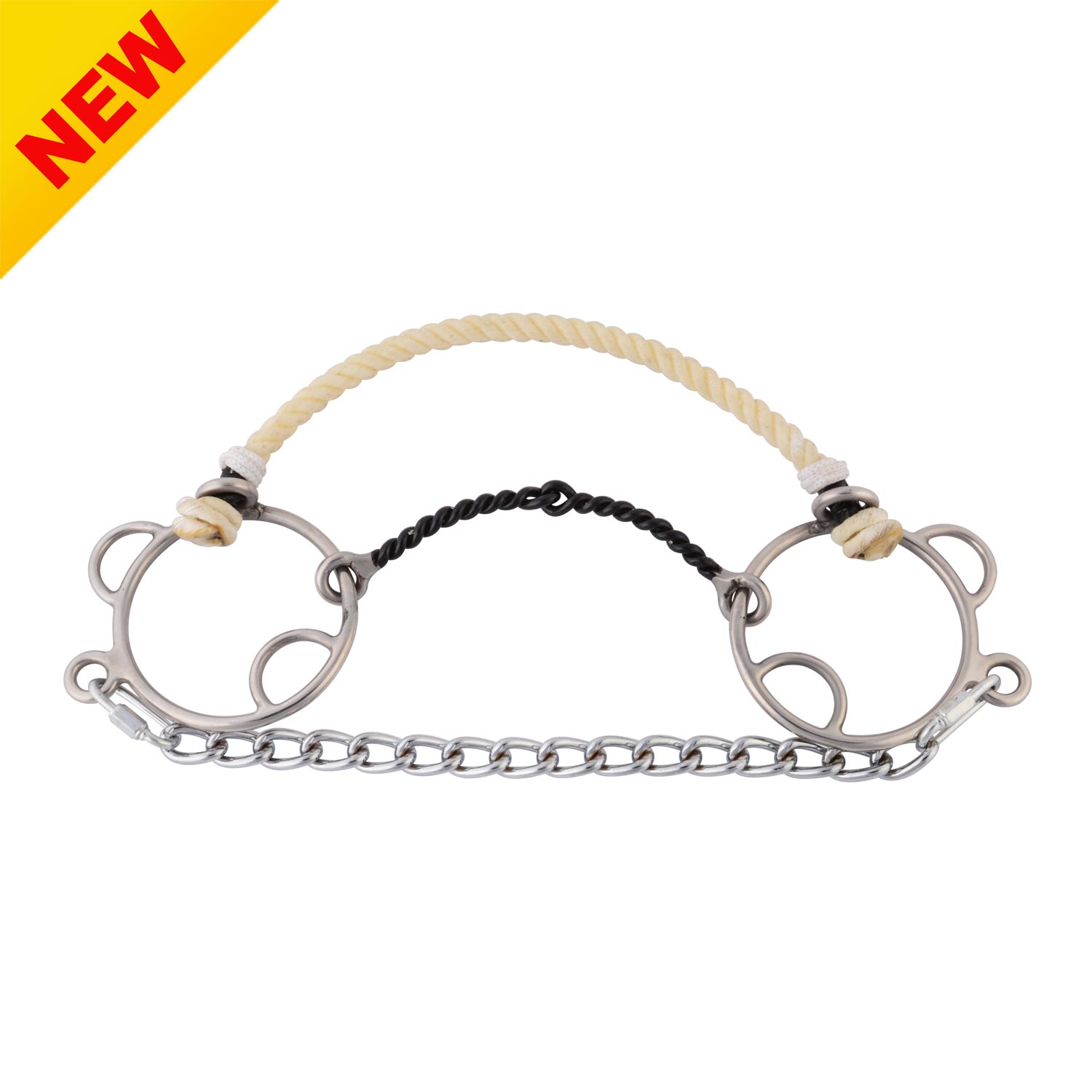 SS Ring Gag Western Bit