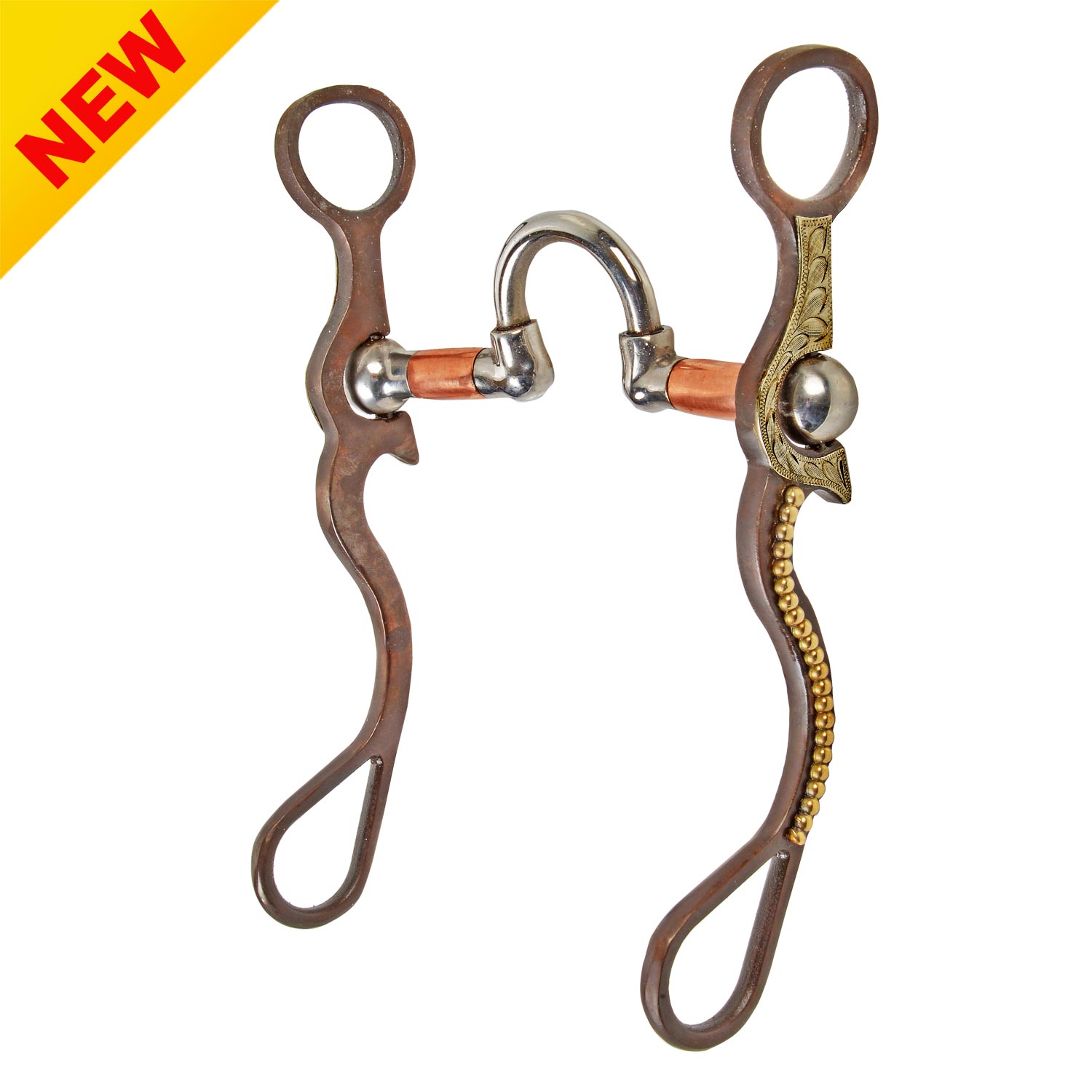 Brown Steel Western Bit