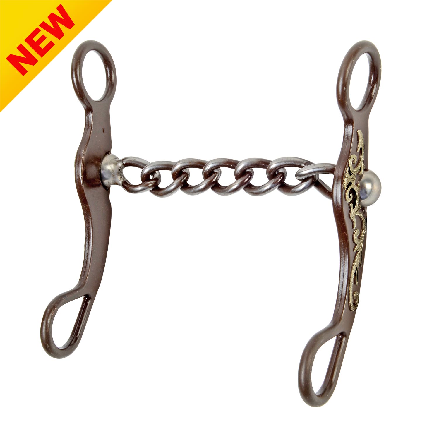 Brown Steel Western Bit