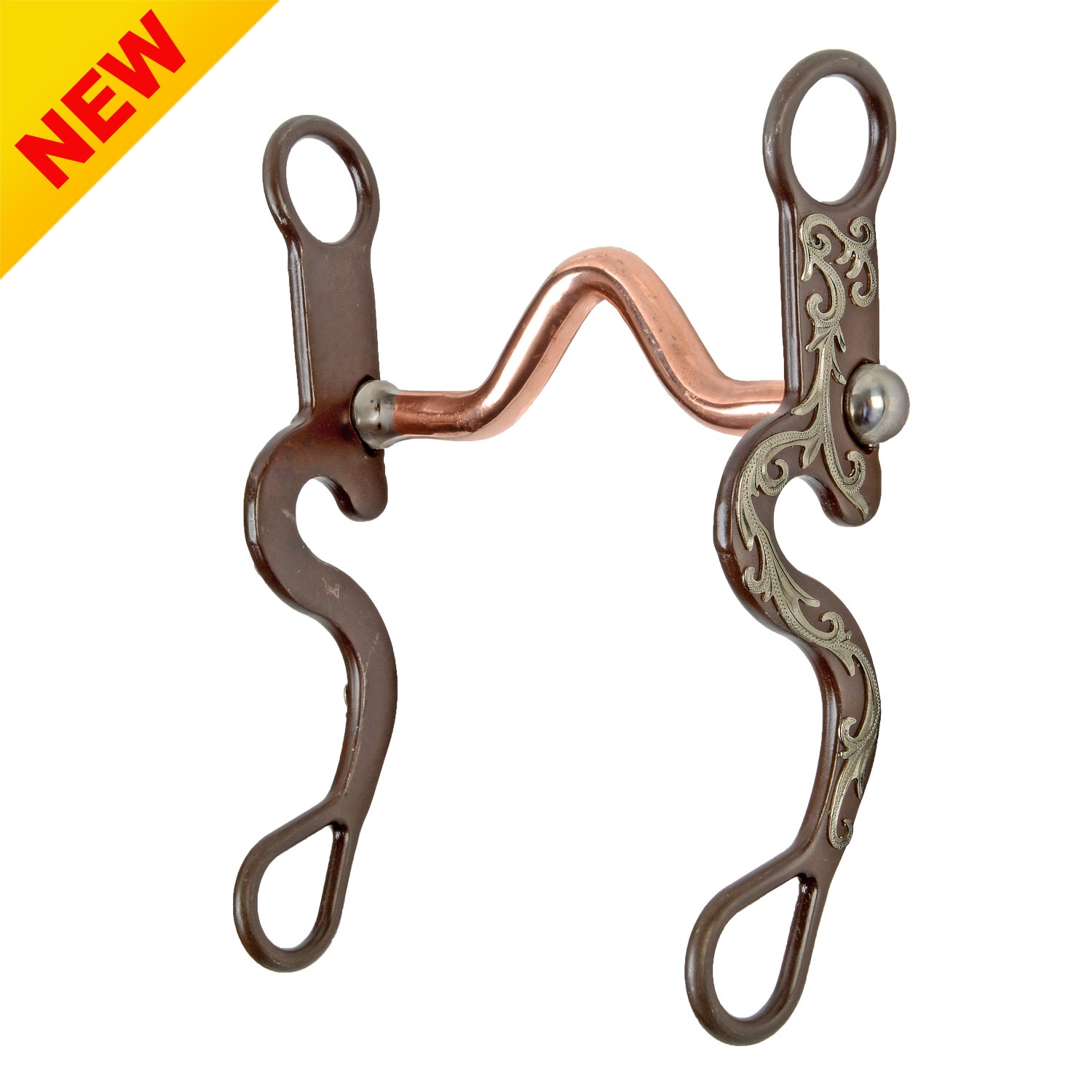 Brown Steel Western Bit