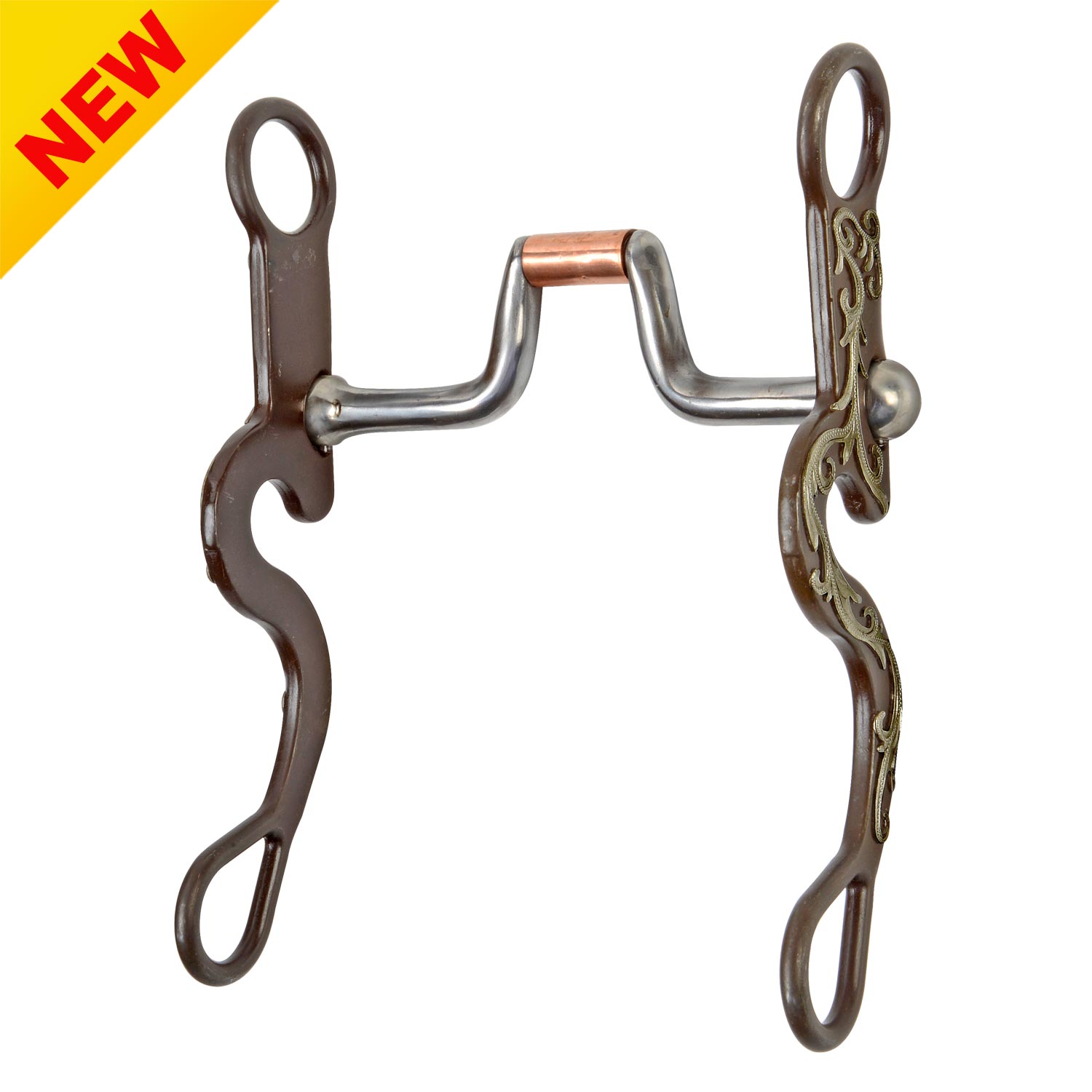 Brown Steel Western Bit
