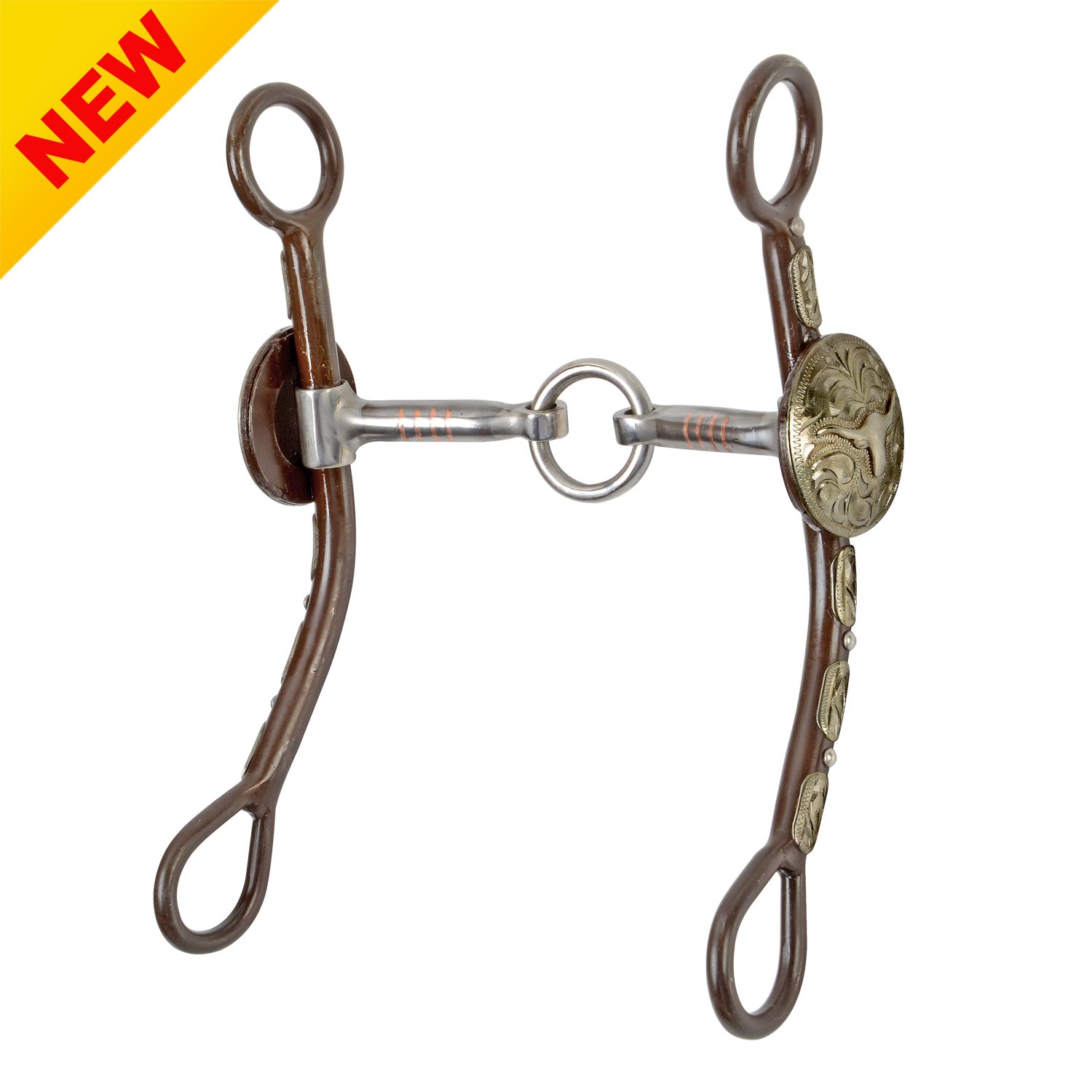 Brown Steel Western Bit