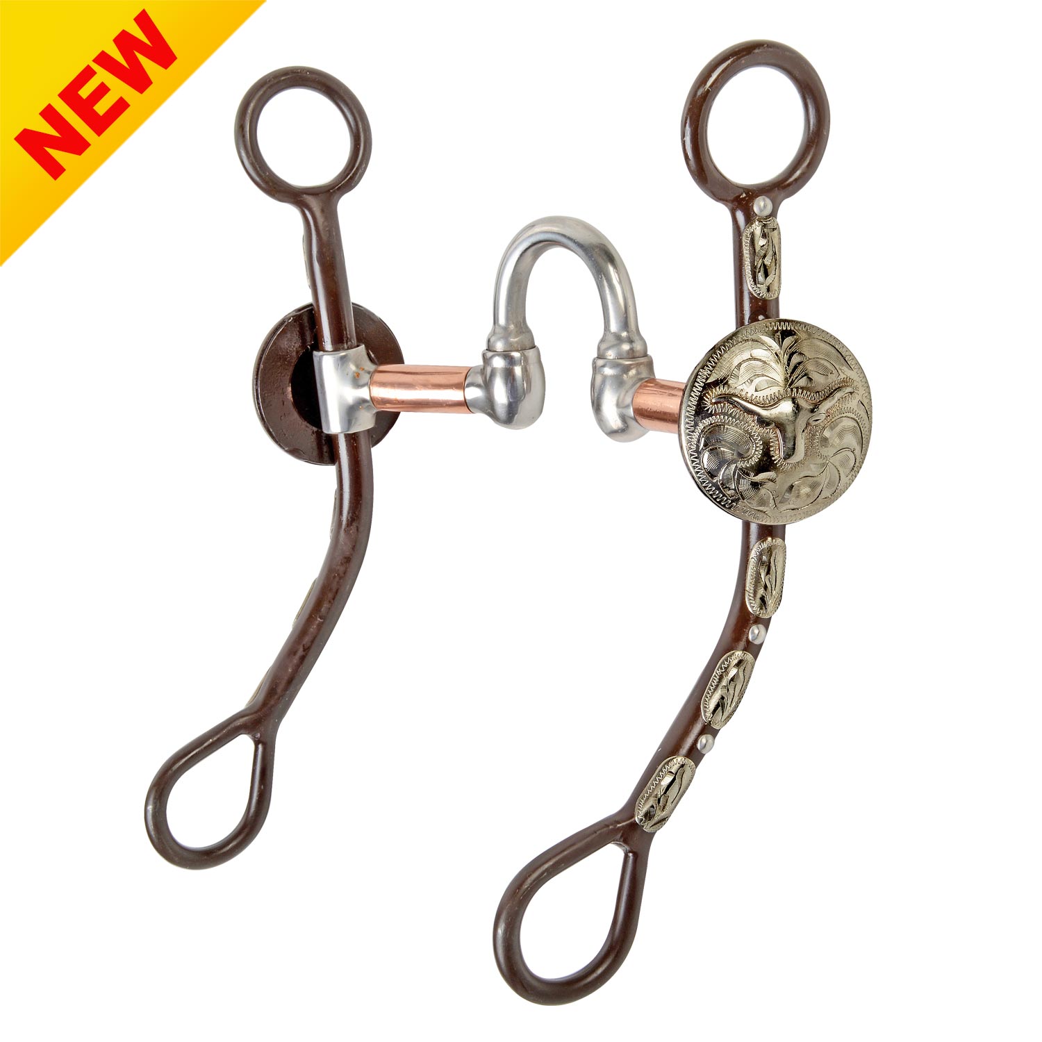 Brown Steel Western Bit