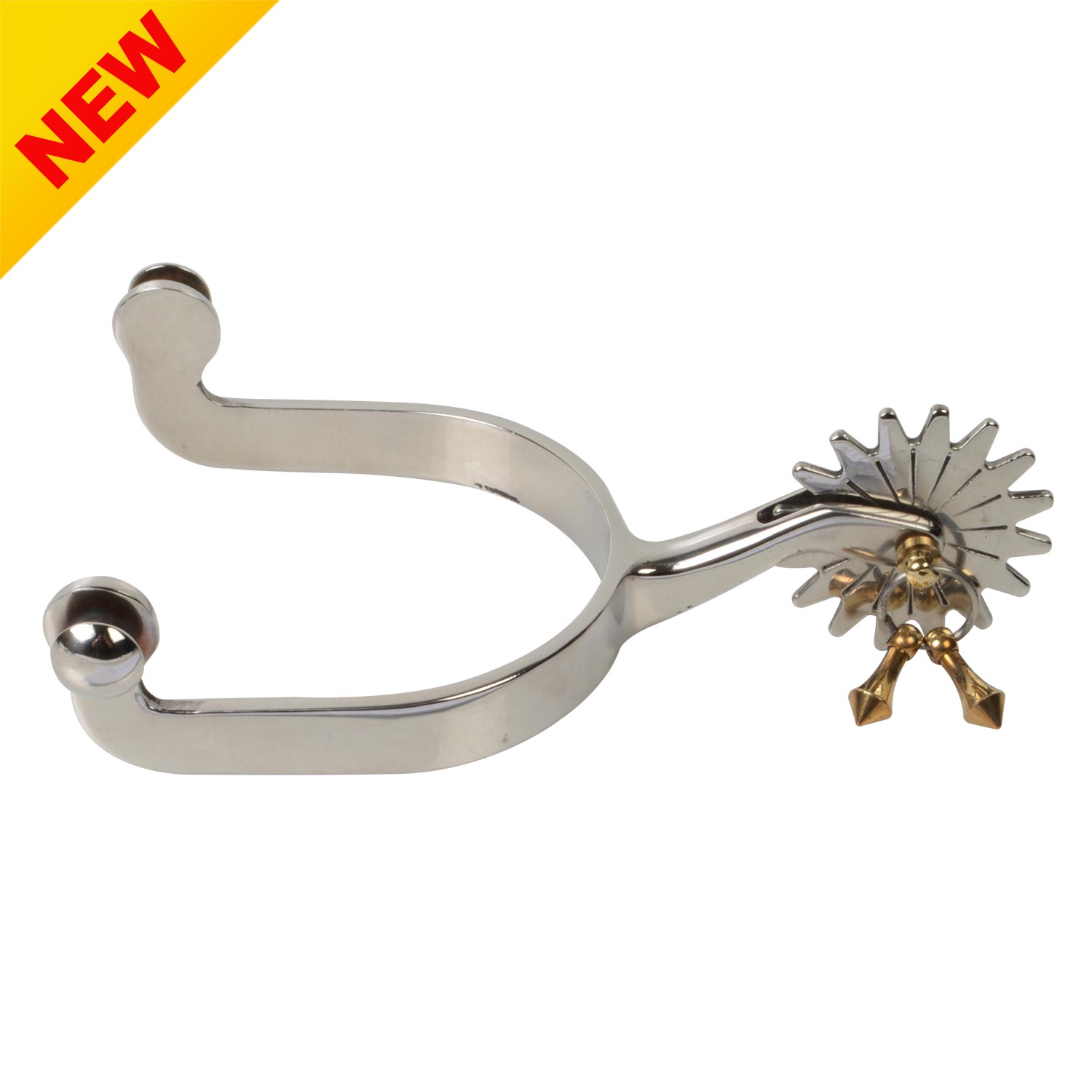 Chrome Steel Jingle Western Spurs