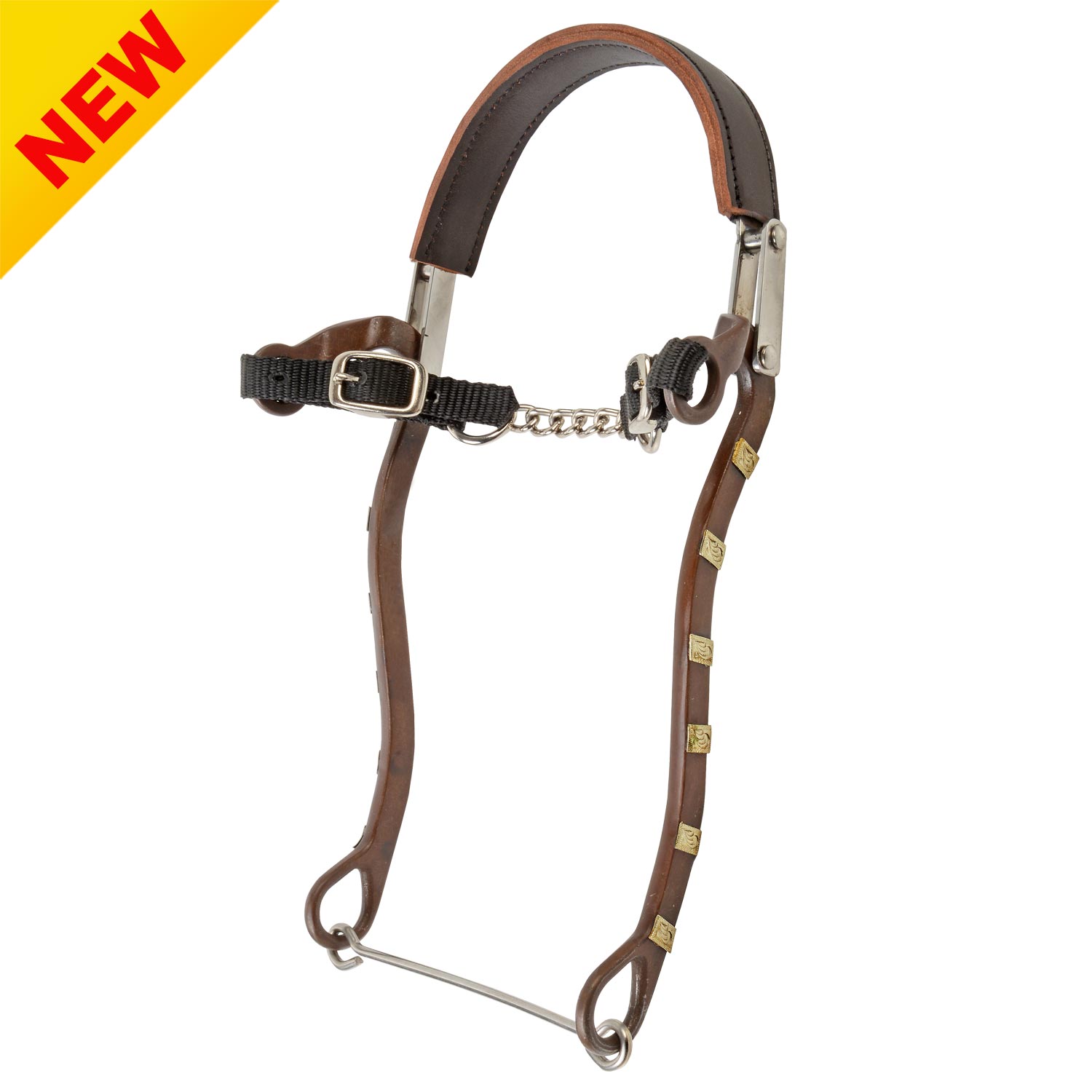 Brown Steel Hackmore Western Bit