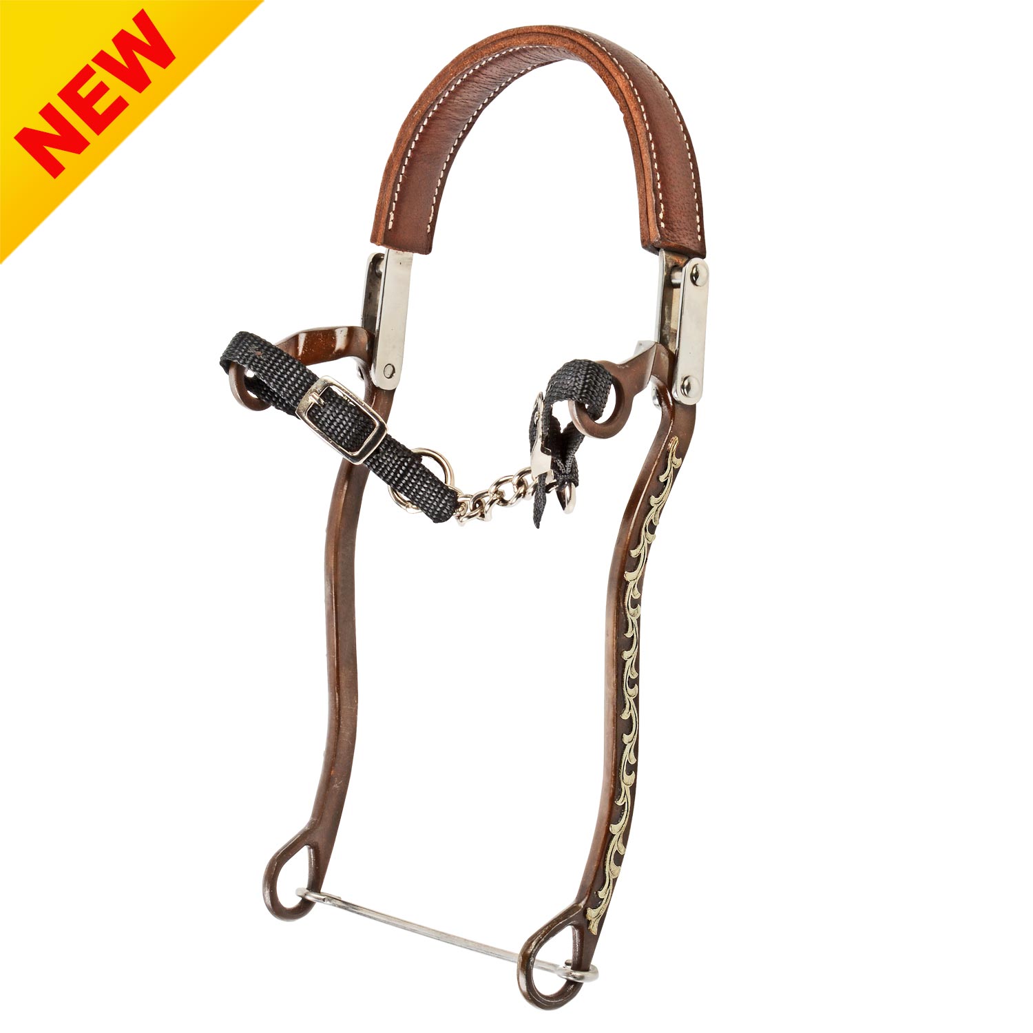 Brown Steel Hackmore Western Bit