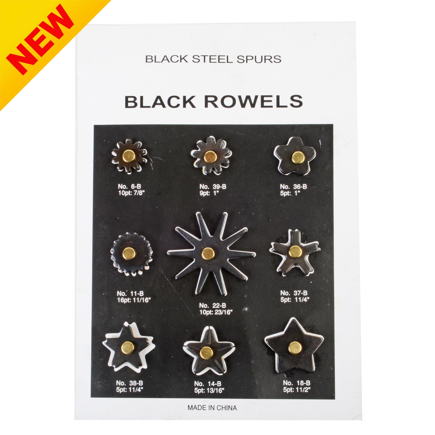Rowel Display Card