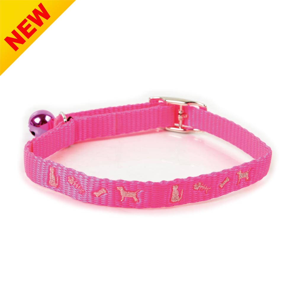 Thermo Printing Nylon Snag Off Safety Cat Collar