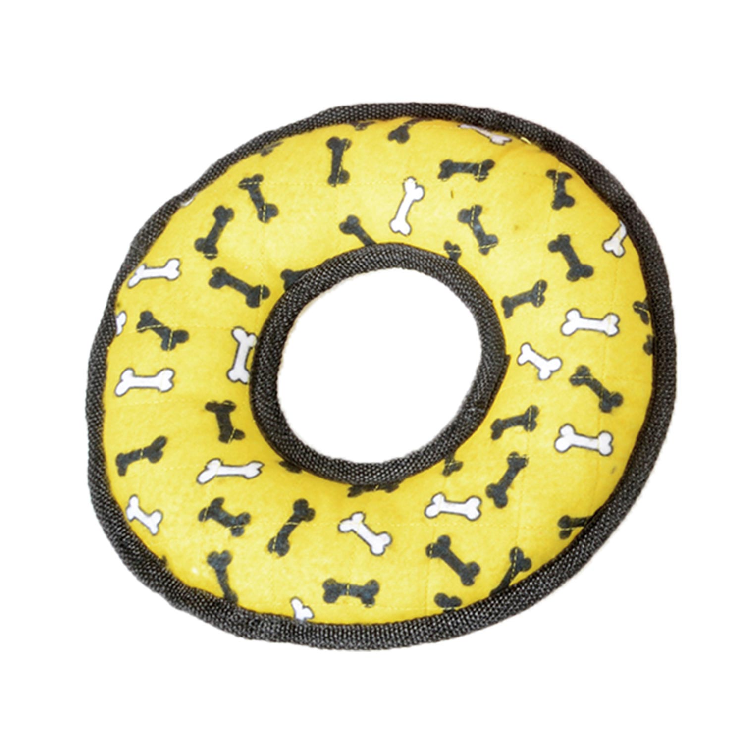 Stuffed Squeaky Ring Pet Dog Toy