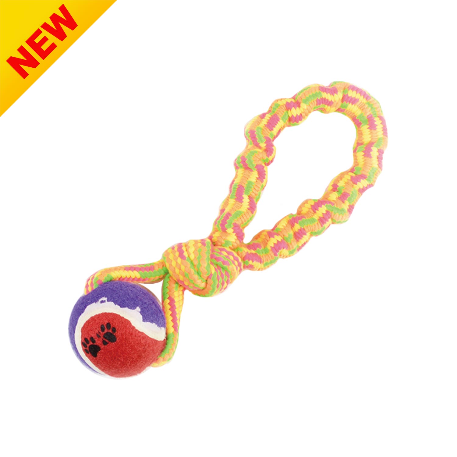 Fling Rope with Tennis Ball