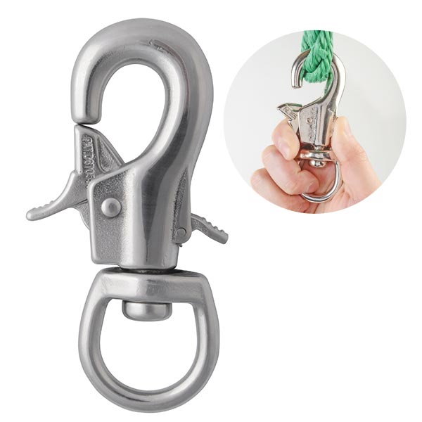 Stainless Steel Double Trigger Safety Bull Snap