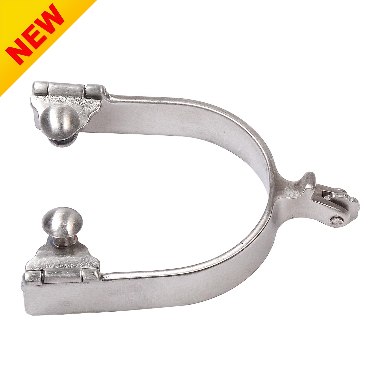SS Polished Spurs with Guard