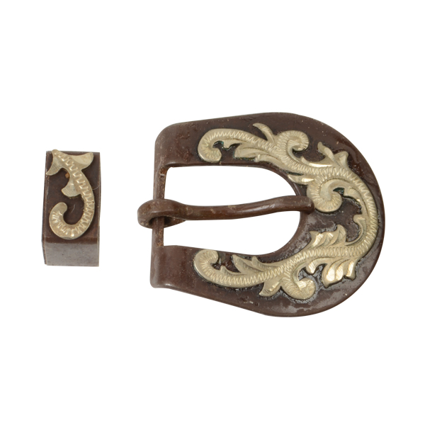 Antique Brown Steel Buckle